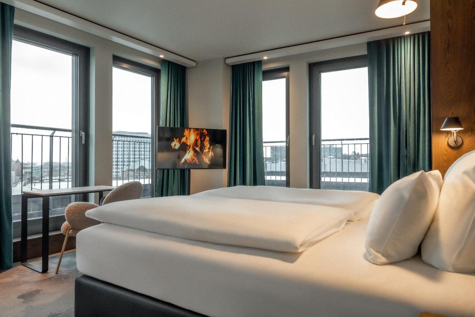 The Cloud One Hamburg-Kontorhaus Hotell Eksteriør bilde